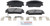 Blue Series Ceramic Front Brake Pad Set | BOSBE2285H