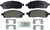 Blue Series Semi-Metallic Front Brake Pad Set | BOSBE1011H