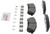 Blue Series Ceramic Rear Brake Pad Set | BOSBE2208H