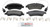 Blue Series Semi-Metallic Rear Brake Pad Set | BOSBE1490H