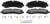 Blue Series Semi-Metallic Rear Brake Pad Set | BOSBE2281H