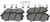 Blue Series Ceramic Front Brake Pad Set | BOSBE1295H