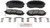 Blue Series Ceramic Front Brake Pad Set | BOSBE1295H