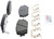 Blue Series Ceramic Front Brake Pad Set | BOSBE2380H
