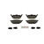Blue Series Semi-Metallic Front Brake Pad Set | BOSBE768H