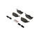 Blue Series Semi-Metallic Front Brake Pad Set | BOSBE768H