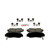 Blue Series Ceramic Front Brake Pad Set | BOSBE959H
