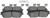 Blue Series Ceramic Front Brake Pad Set | BOSBE1056H