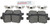 Blue Series Ceramic Rear Brake Pad Set | BOSBE1430AH