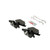 Blue Series Semi-Metallic Rear Brake Pad Set | BOSBE1341H