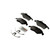 Blue Series Semi-Metallic Front Brake Pad Set | BOSBE1342H