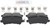 Blue Series Ceramic Rear Brake Pad Set | BOSBE1585H