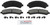 Blue Series Ceramic Front Brake Pad Set | BOSBE726H