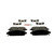 Blue Series Semi-Metallic Front Brake Pad Set | BOSBE1080H