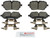 Blue Series Ceramic Rear Brake Pad Set | BOSBE2365H