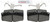 Blue Series Ceramic Front Brake Pad Set | BOSBE799H
