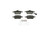 Blue Series Semi-Metallic Front Brake Pad Set | BOSBE687AH
