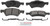 Blue Series Semi-Metallic Front Brake Pad Set | BOSBE857H