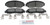 Blue Series Ceramic Front Brake Pad Set | BOSBE1506H