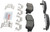 Blue Series Ceramic Rear Brake Pad Set | BOSBE729H