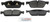 Blue Series Ceramic Front Brake Pad Set | BOSBE1636A