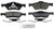 Blue Series Ceramic Front Brake Pad Set | BOSBE1047H