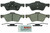 Blue Series Ceramic Front Brake Pad Set | BOSBE1047H