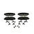 Blue Series Ceramic Front Brake Pad Set | BOSBE1178H