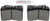 Blue Series Semi-Metallic Front Brake Pad Set | BOSBE561