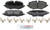 Blue Series Ceramic Front Brake Pad Set | BOSBE2307H