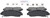 Blue Series Ceramic Front Brake Pad Set | BOSBE1280H