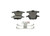 Blue Series Semi-Metallic Front Brake Pad Set | BOSBE1003H