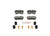 Blue Series Semi-Metallic Rear Brake Pad Set | BOSBE886H