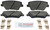 Blue Series Ceramic Rear Brake Pad Set | BOSBE2377H