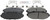 Blue Series Ceramic Front Brake Pad Set | BOSBE748H