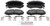 Blue Series Ceramic Front Brake Pad Set | BOSBE924H