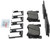 Blue Series Ceramic Front Brake Pad Set | BOSBE1975H