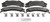 Blue Series Semi-Metallic Rear Brake Pad Set | BOSBE1329H
