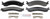 Blue Series Semi-Metallic Front Brake Pad Set | BOSBE821H