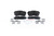 Blue Series Ceramic Rear Brake Pad Set | BOSBE1856H