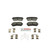 Blue Series Ceramic Rear Brake Pad Set | BOSBE1856H
