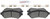 Blue Series Ceramic Front Brake Pad Set | BOSBE1075H