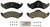 Blue Series Semi-Metallic Front Brake Pad Set | BOSBE820H