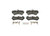 Blue Series Semi-Metallic Front Brake Pad Set | BOSBE1007H