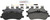 Blue Series Ceramic Brake Pad Set | BOSBE1406H