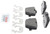 Blue Series Semi-Metallic Rear Brake Pad Set | BOSBE2220H