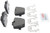 Blue Series Semi-Metallic Rear Brake Pad Set | BOSBE2220H