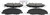Blue Series Ceramic Front Brake Pad Set | BOSBE1463H