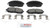 Blue Series Ceramic Front Brake Pad Set | BOSBE653H