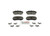 Blue Series Semi-Metallic Front Brake Pad Set | BOSBE433H